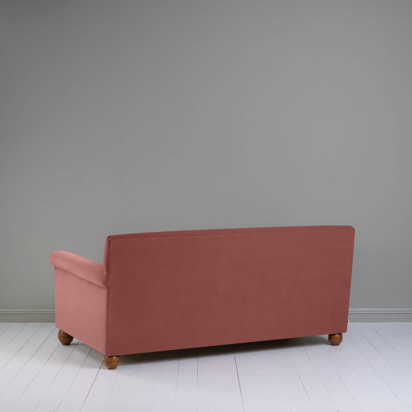 Idler 3 Seater Sofa in Intelligent Velvet Damson