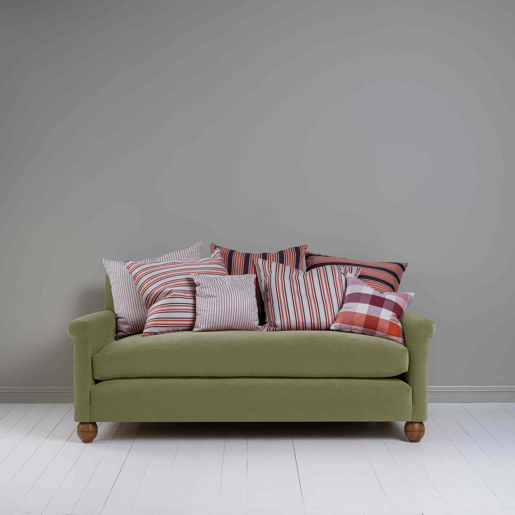  Idler 3 Seater Sofa in Intelligent Velvet Green Tea - Nicola Harding 