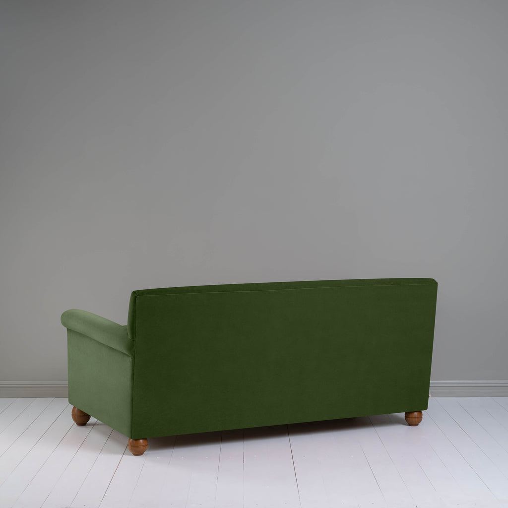  Back View 3 Seater Sofa in Green(Juniper) Velvet - By NiX 