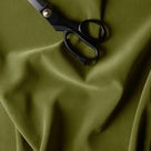  Green(Lawn) Velvet Fabric With Scissor on it - By NiX 