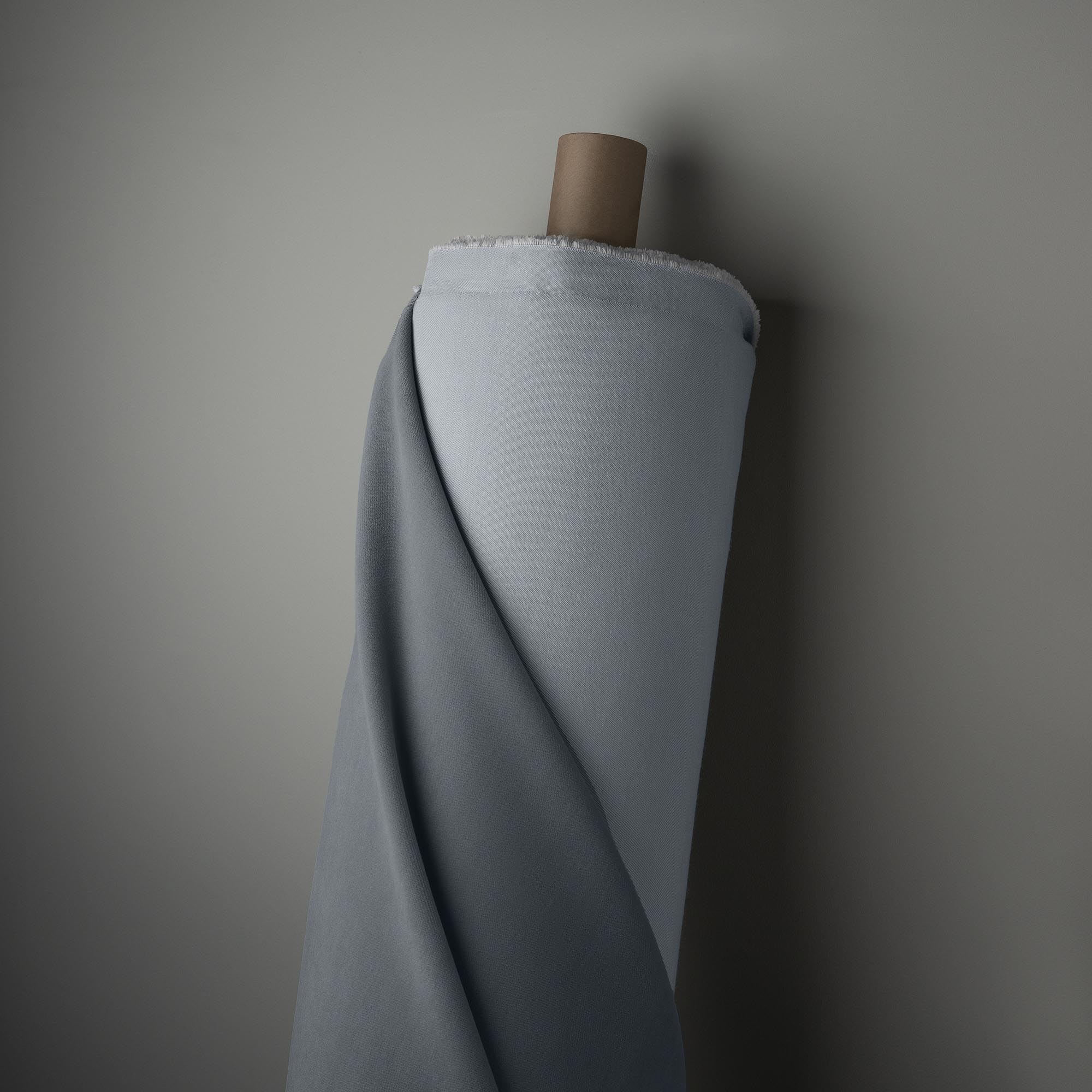  Velvet Fabric Roll in Grey(Mercury) - Nicola Harding 