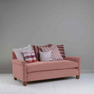  3 Seater Sofa in Pink(Rose) Velvet With Multiple Cushions - NiX 