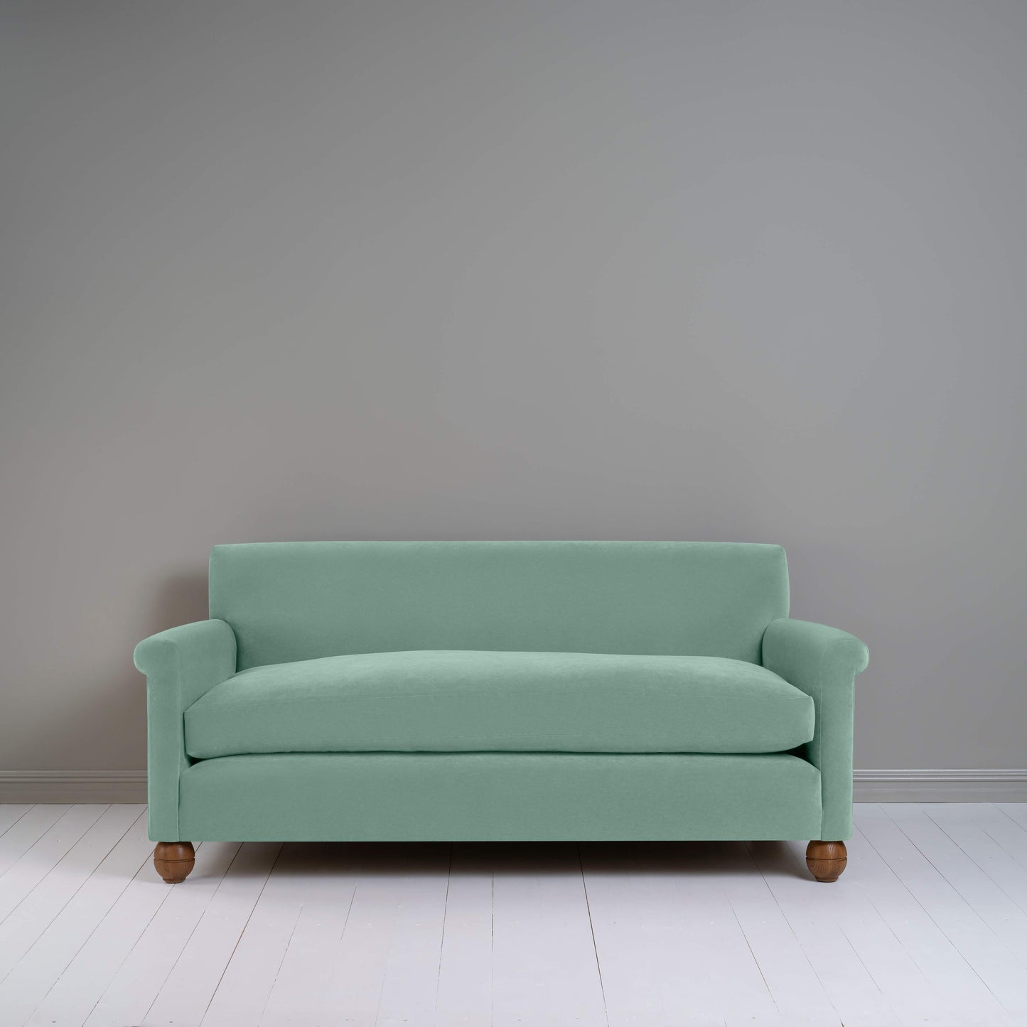 Idler 3 Seater Sofa in Intelligent Velvet Sea Mist