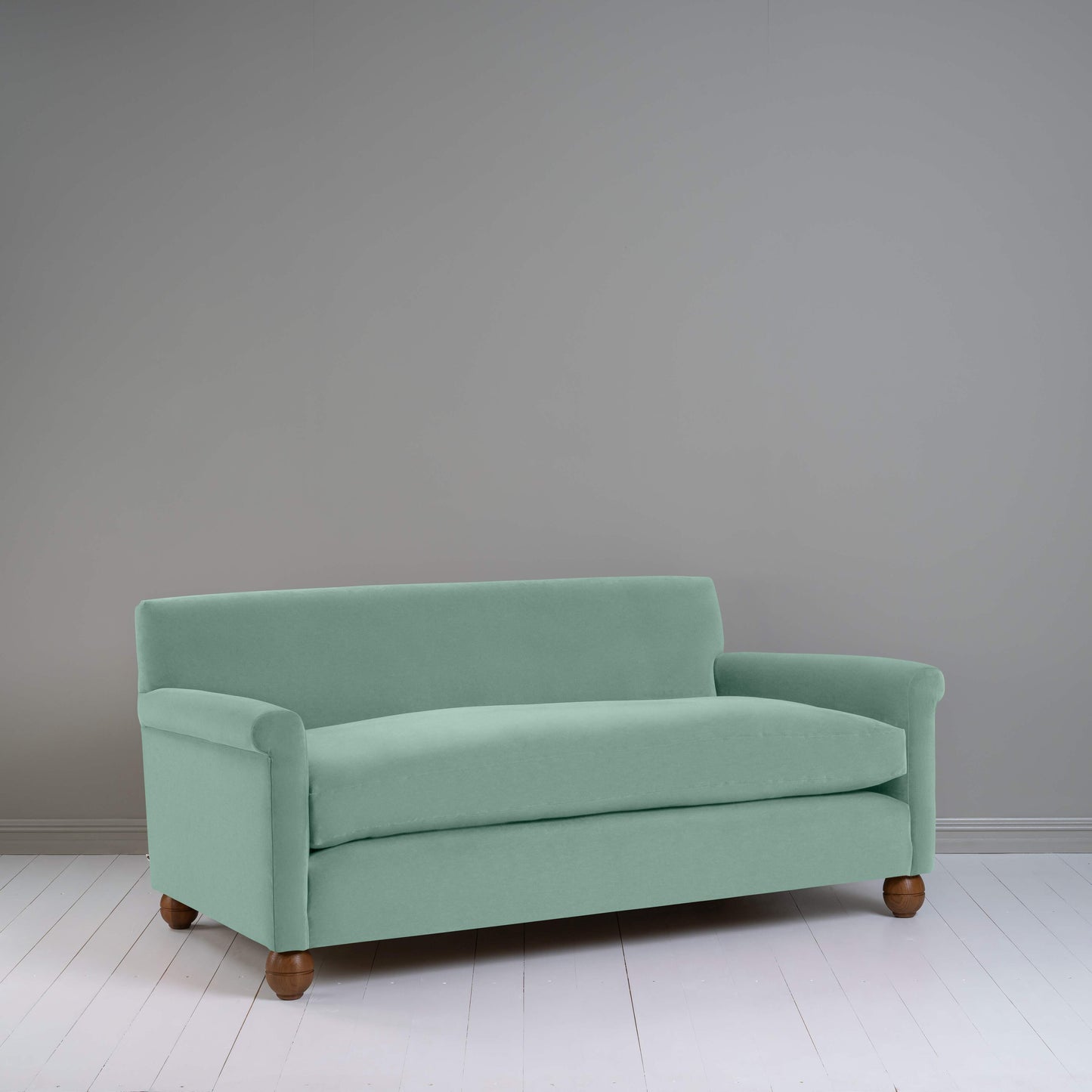 Idler 3 Seater Sofa in Intelligent Velvet Sea Mist