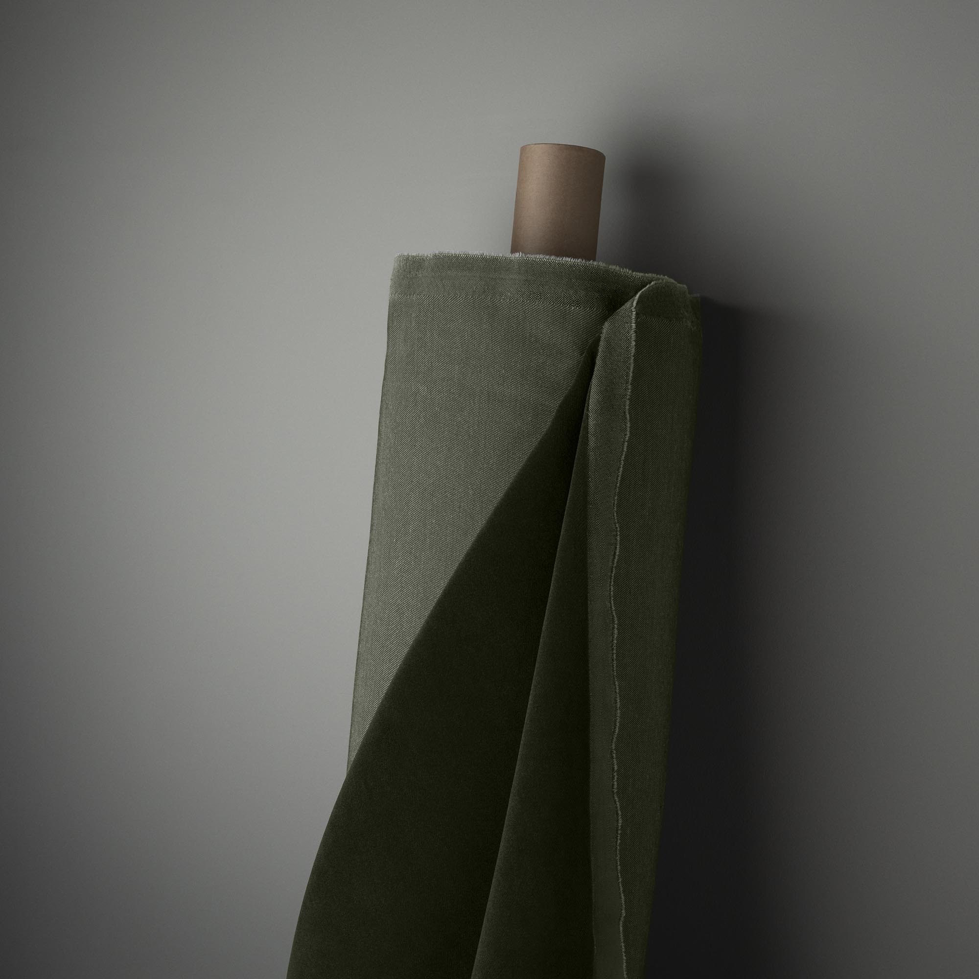  Green(Seaweed) Velvet Fabric Roll - NiX By Nicola Harding & Co. 