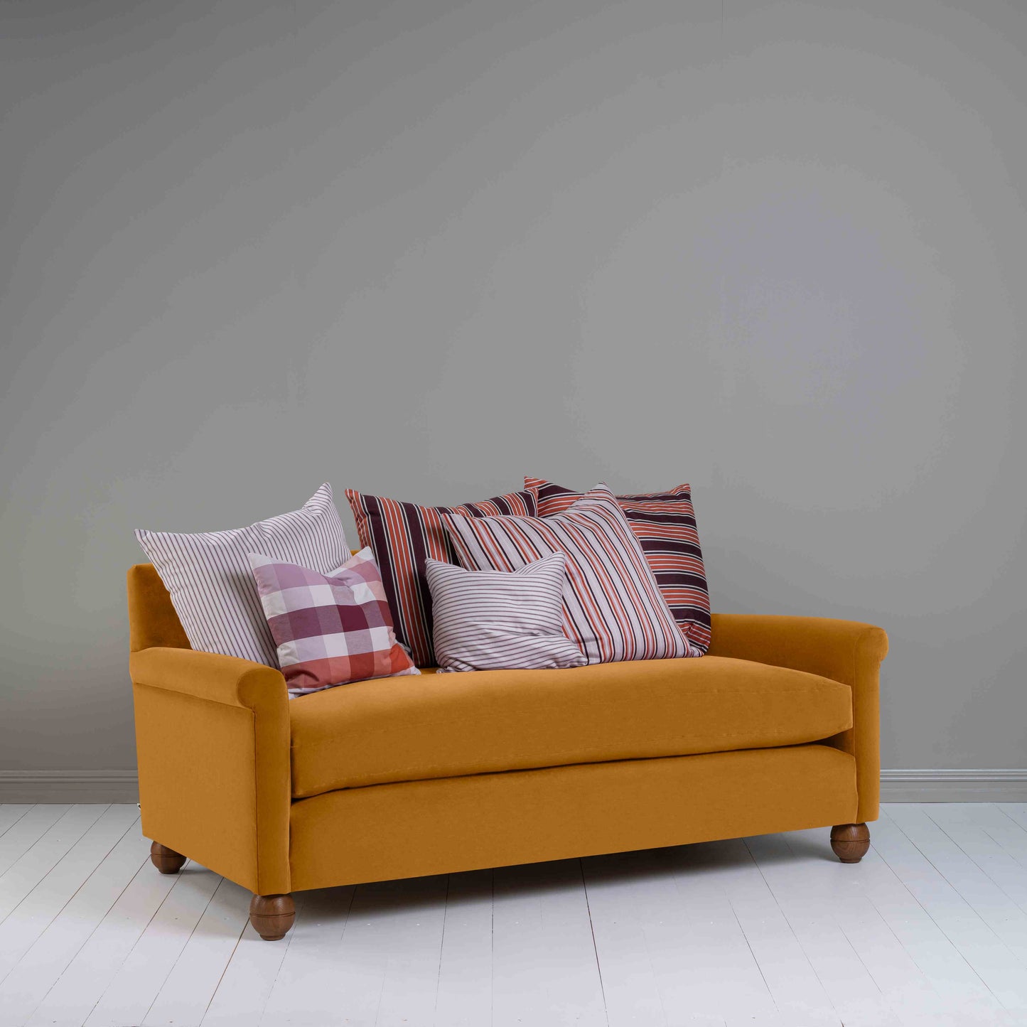 Idler 3 Seater Sofa in Intelligent Velvet Spice