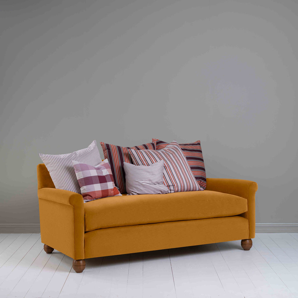  Idler 3 Seater Sofa in Intelligent Velvet Spice - Nicola Harding 