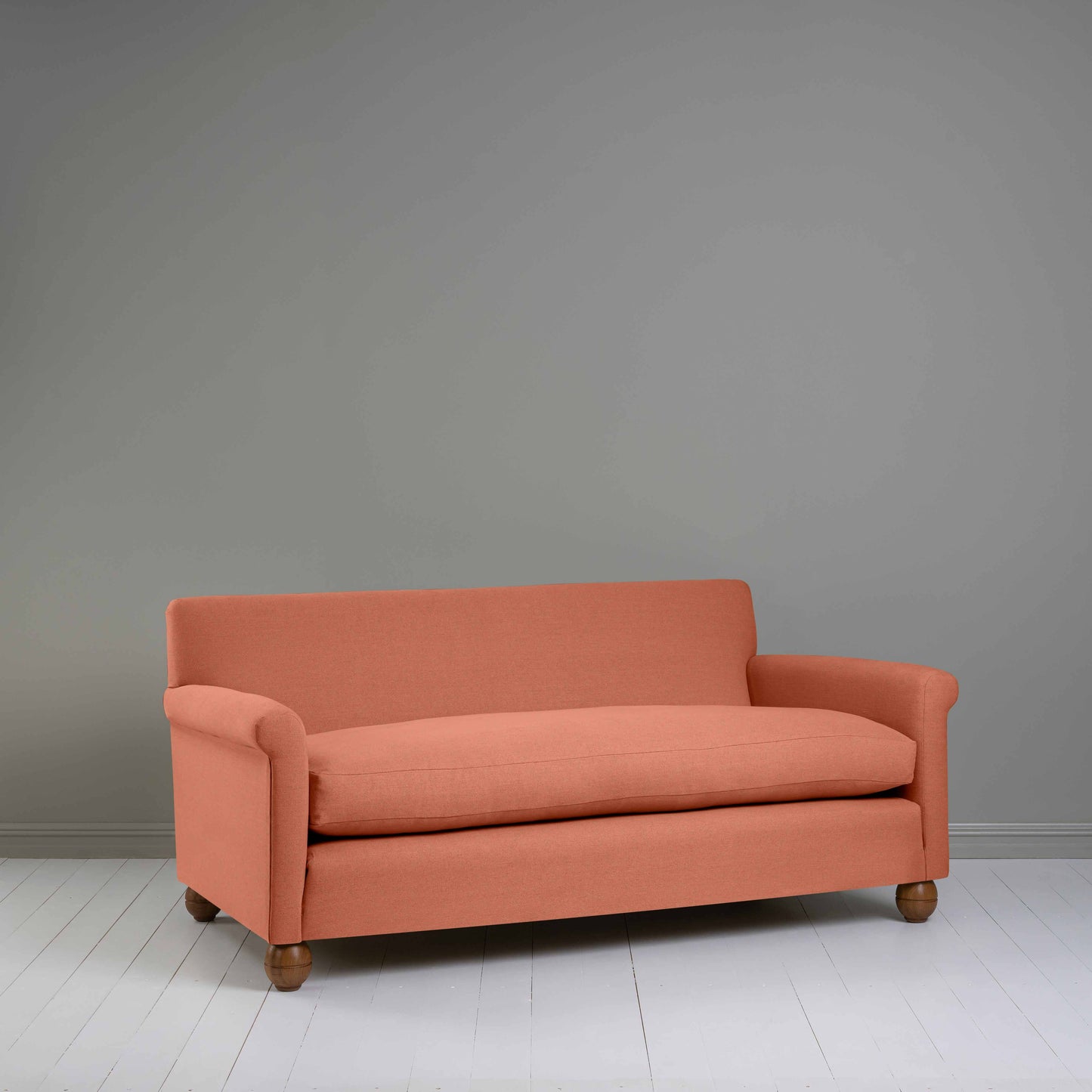 Idler 3 Seater Sofa in Laidback Linen Cayenne