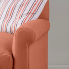  Arm Design Closeup of 3 Seater Sofa in Red(Cayenne) - NiX 
