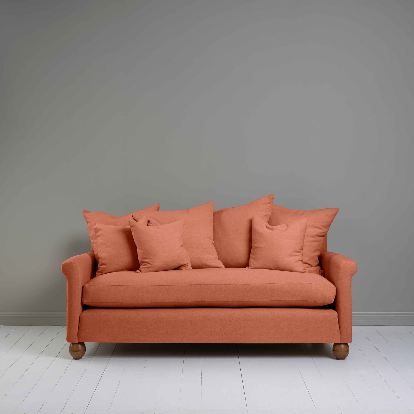 Idler 3 Seater Sofa in Laidback Linen Cayenne
