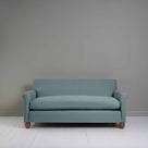  Front View of 3 Seater Sofa in Blue(Cerulean) - By NiX 