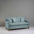  3 Seater Sofa in Blue(Cerulean) With Multiple Matching Cushions - By NiX 