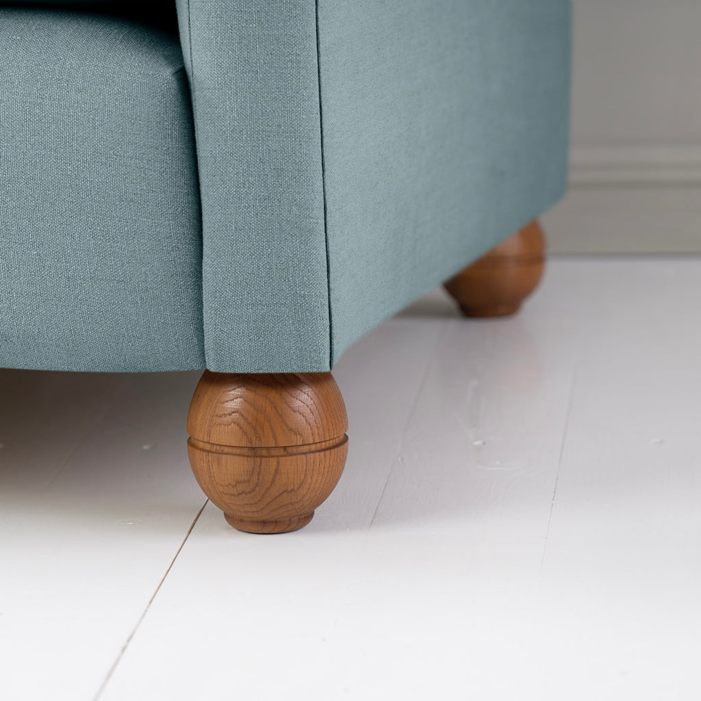  Idler Armchair in Laidback Linen Cerulean 