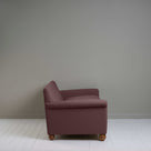  Side View of 3 Seater Sofa in Purple(Damson) Color - By NiX 