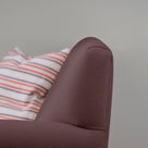  Design Closeup of 3 Seater Sofa in Purple(Damson) Color - NiX 
