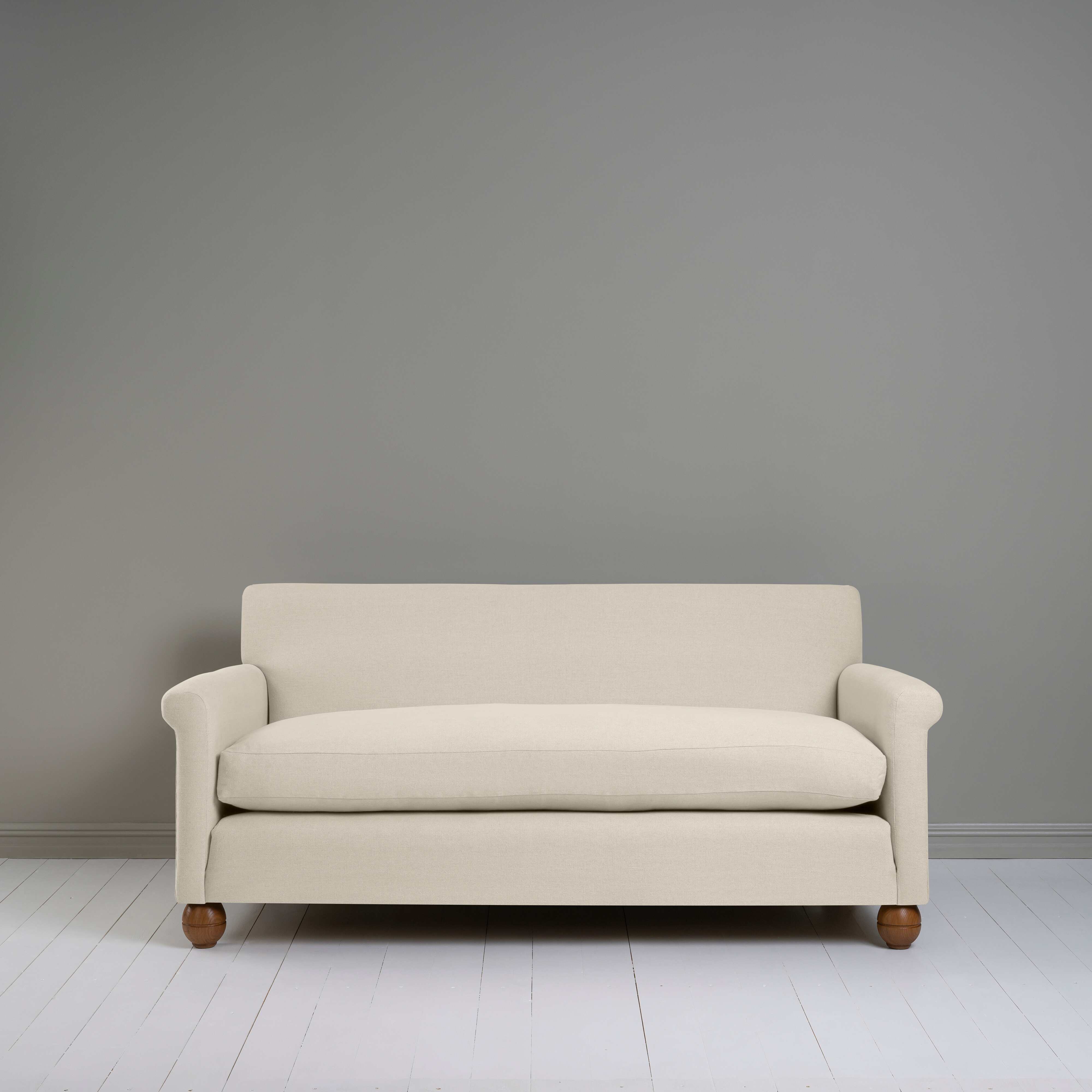  Front View of 3 Seater Sofa in Dove Color - By NiX 