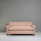  Front View of 3 Seater Sofa in Dusky Pink Color - By NiX 