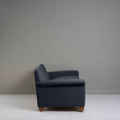  Side View of 4 seater sofa in Laidback Linen Midnight - Nicola Harding & Co. 
