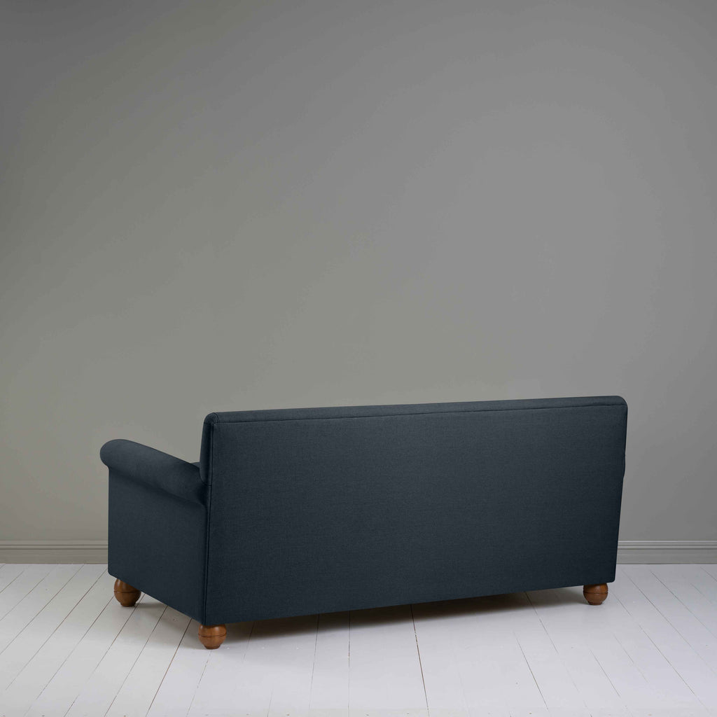  Back View of Black 3 Seater Sofa - By NiX 