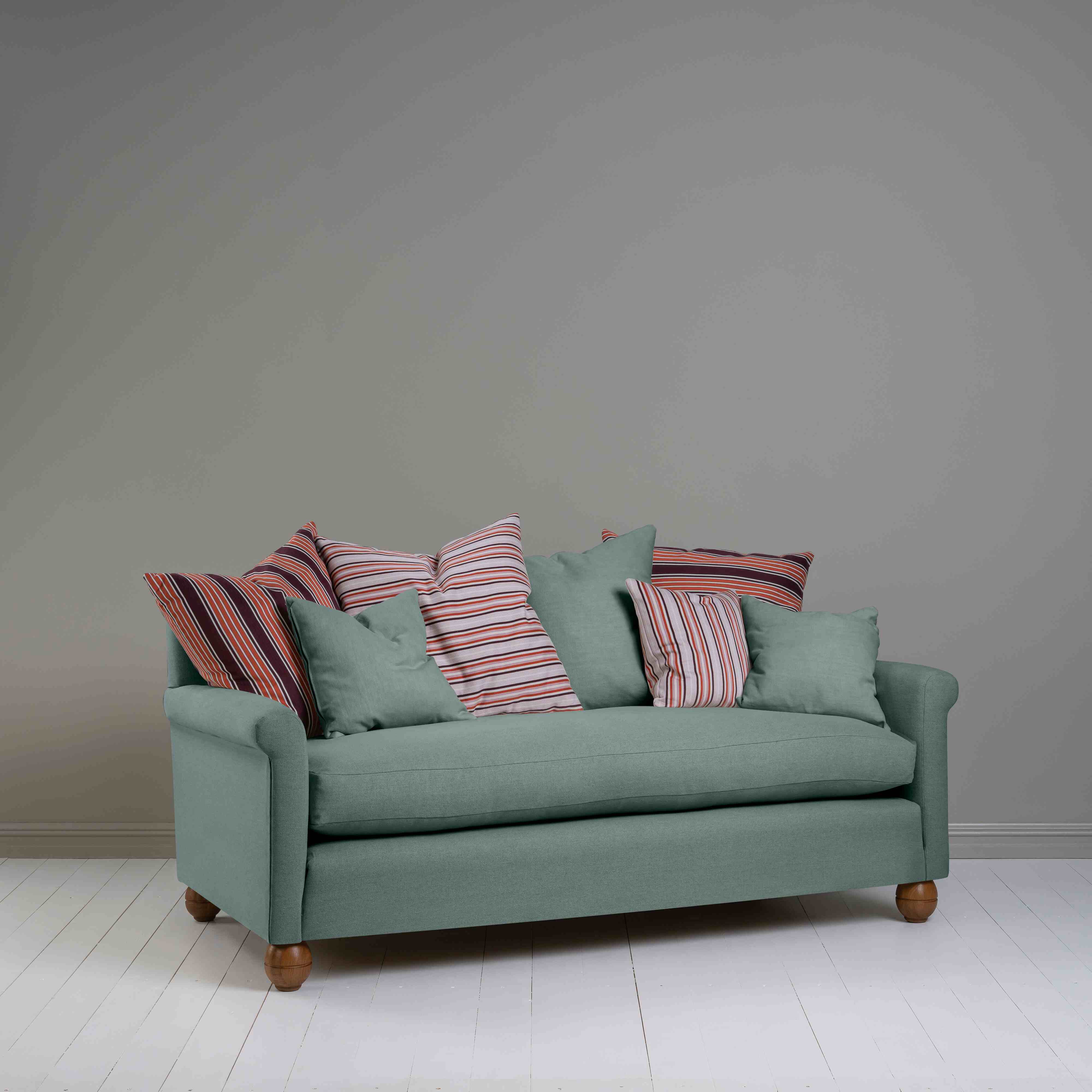  Idler 3 Seater Sofa in Laidback Linen Mineral - Nicola Harding 