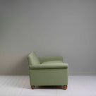  Side View of 4 seater sofa in Laidback Linen Moss - Nicola Harding & Co. 