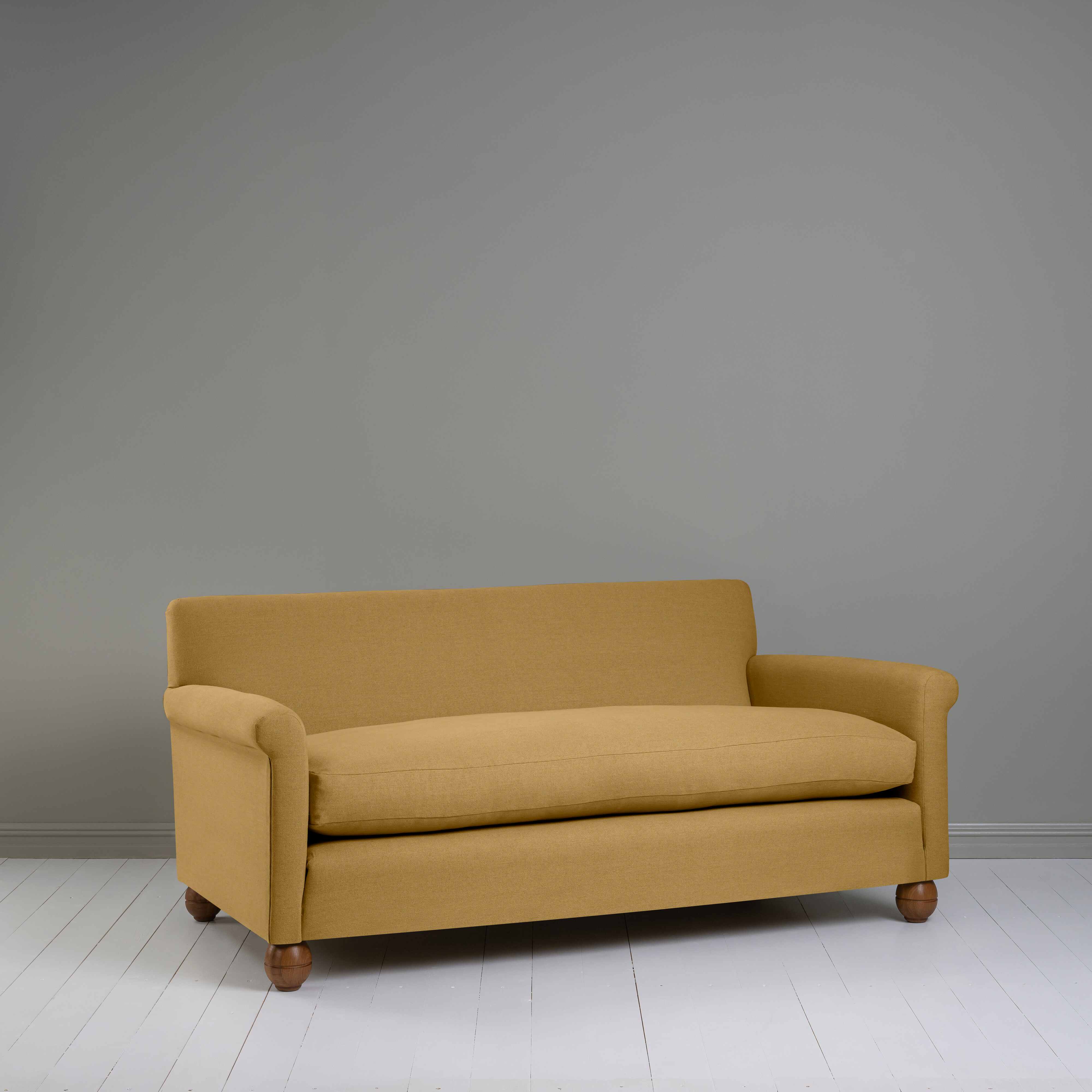  Idler 3 Seater Sofa in Laidback Linen Ochre 