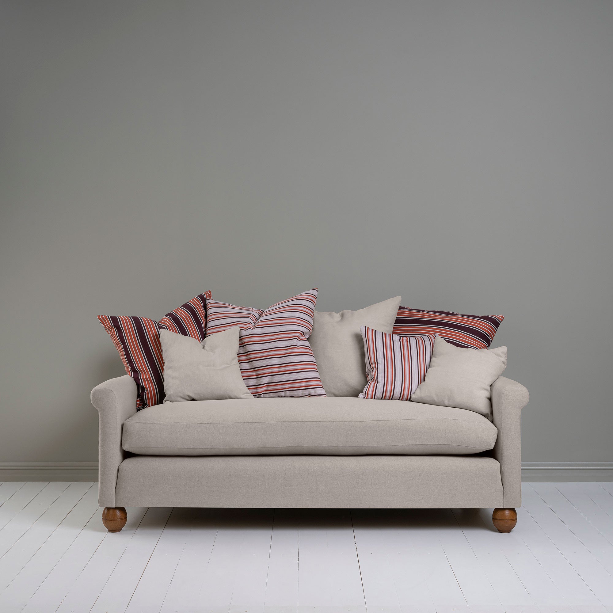  Idler 3 Seater Sofa in Laidback Linen Pearl Grey 