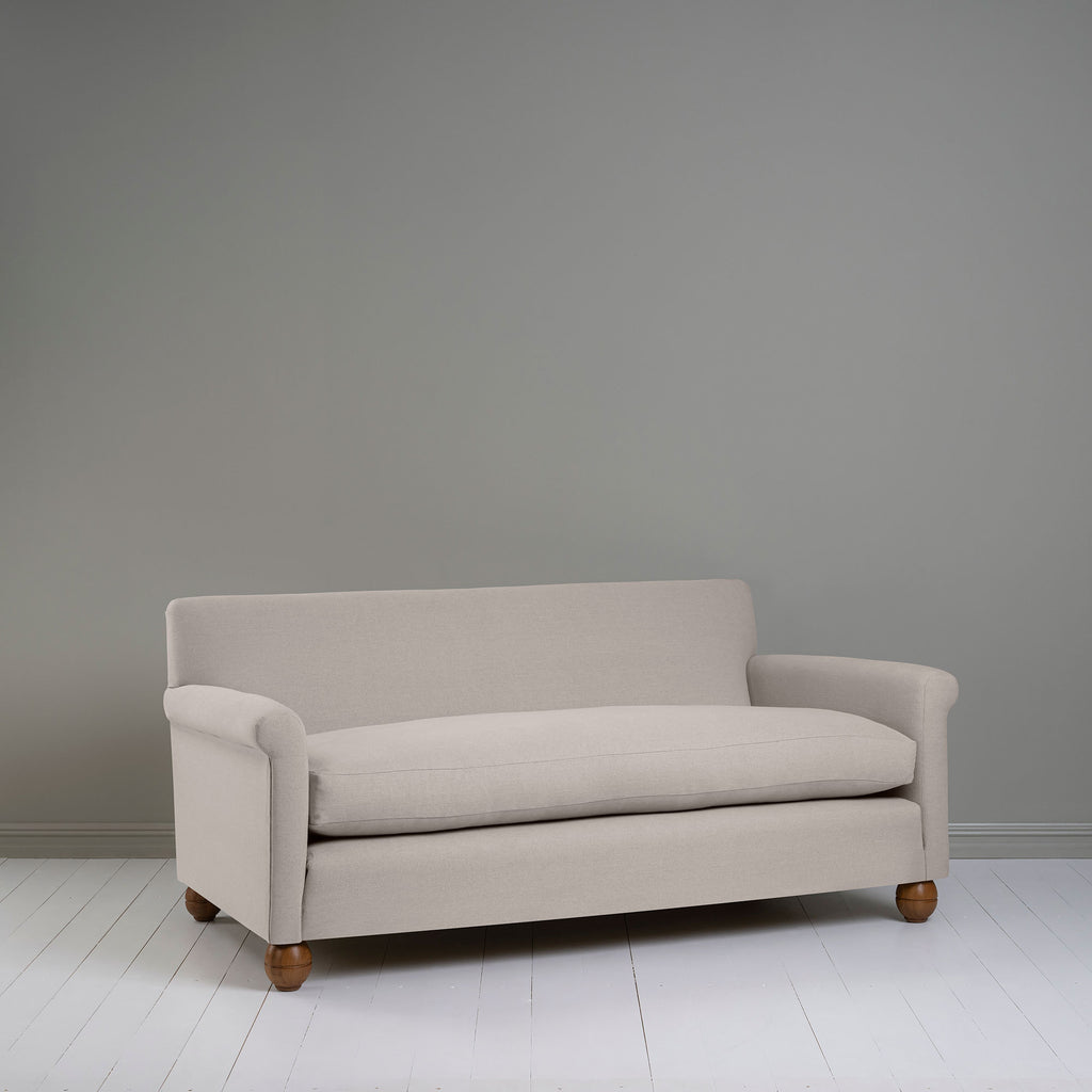  Idler 3 Seater Sofa in Laidback Linen Pearl Grey - Nicola Harding 