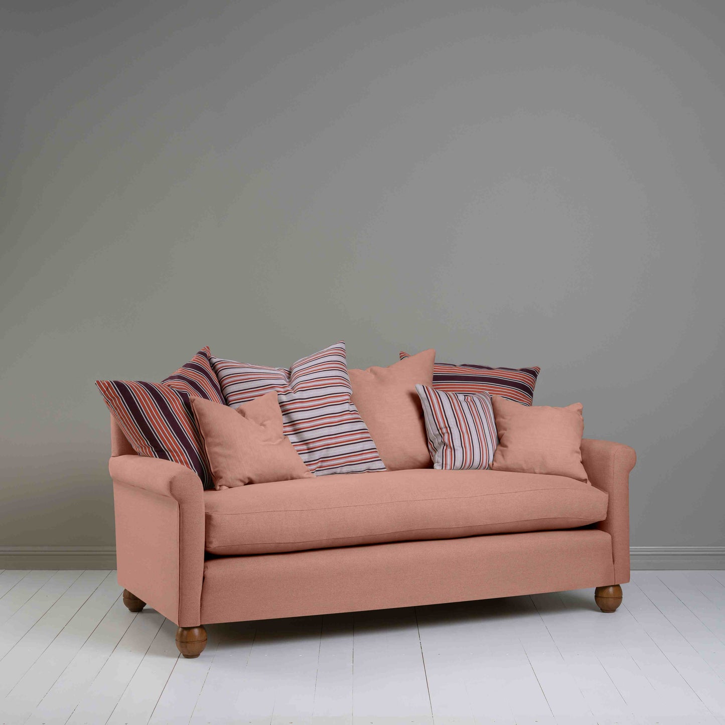 Idler 3 Seater Sofa in Laidback Linen Roseberry