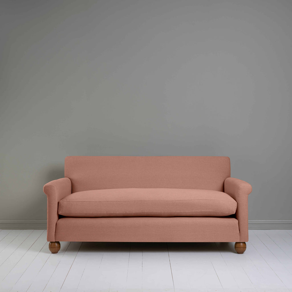  Front View of 3 Seater Sofa in Pink(Roseberry) Color - NiX 