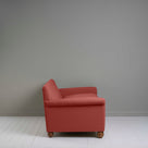  Side View of 4 seater sofa in Laidback Linen Rouge - Nicola Harding & Co. 
