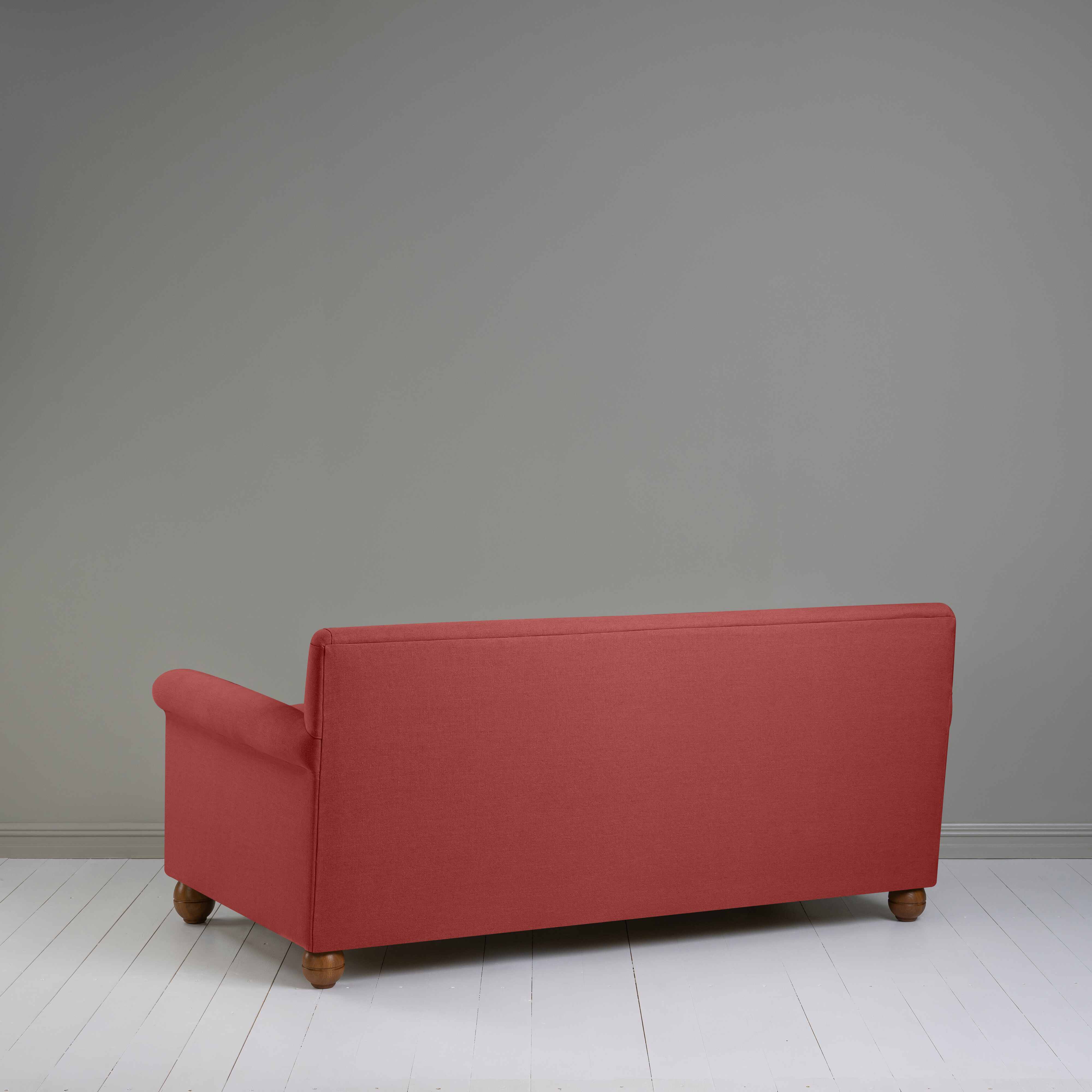  Idler 3 Seater Sofa in Laidback Linen Rouge 