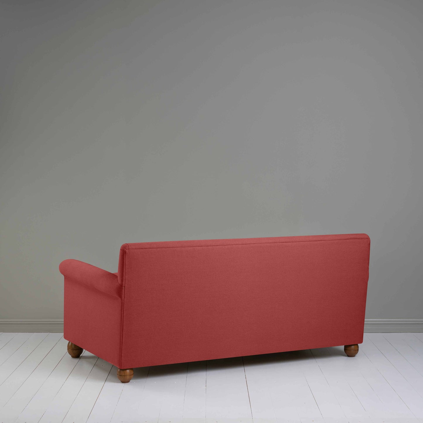 Idler 3 Seater Sofa in Laidback Linen Rouge