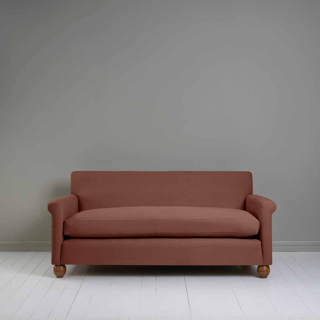  Front View of 3 Seater Sofa in (Pink)Sweet Briar - By NiX 