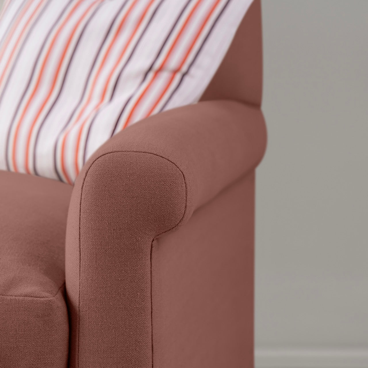  Idler Armchair in Laidback Linen Sweet Briar 