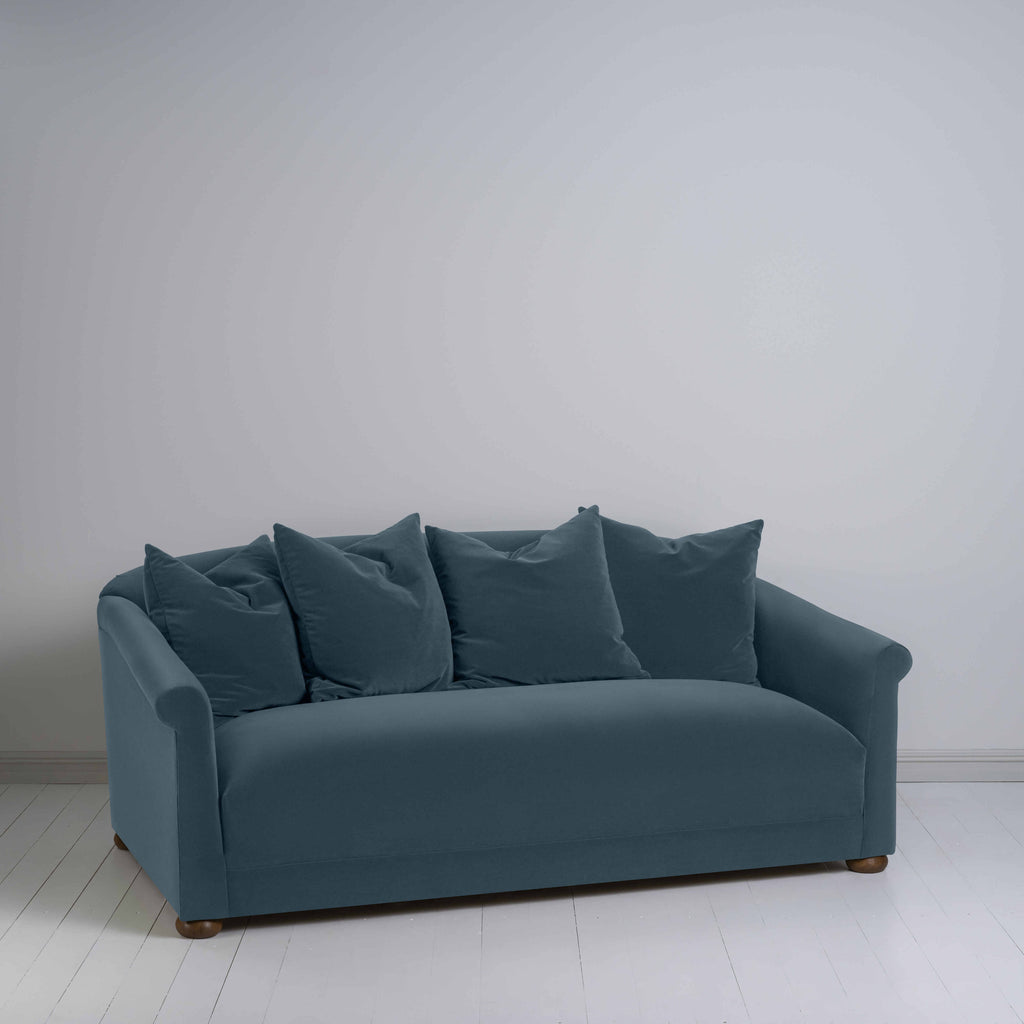  More the Merrier 3 Seater Sofa in Intelligent Velvet Aegean - Nicola Harding 