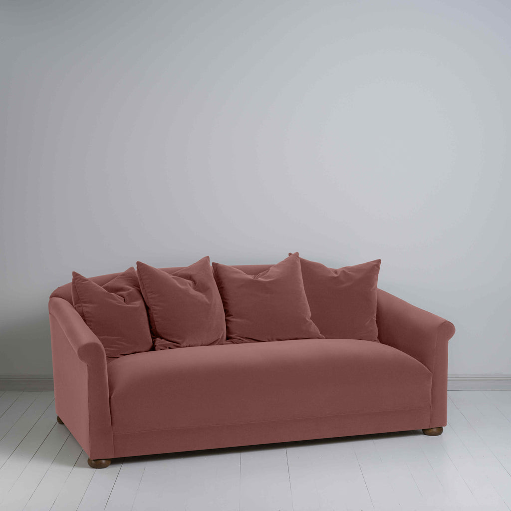  More the Merrier 3 Seater Sofa in Intelligent Velvet Damson - Nicola Harding 