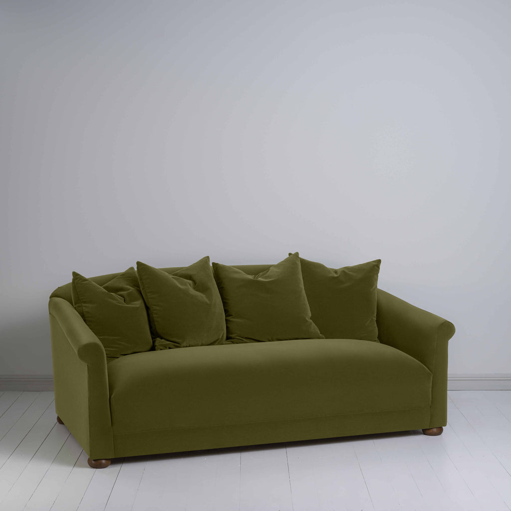  More the Merrier 3 Seater Sofa in Intelligent Velvet Lawn - Nicola Harding 