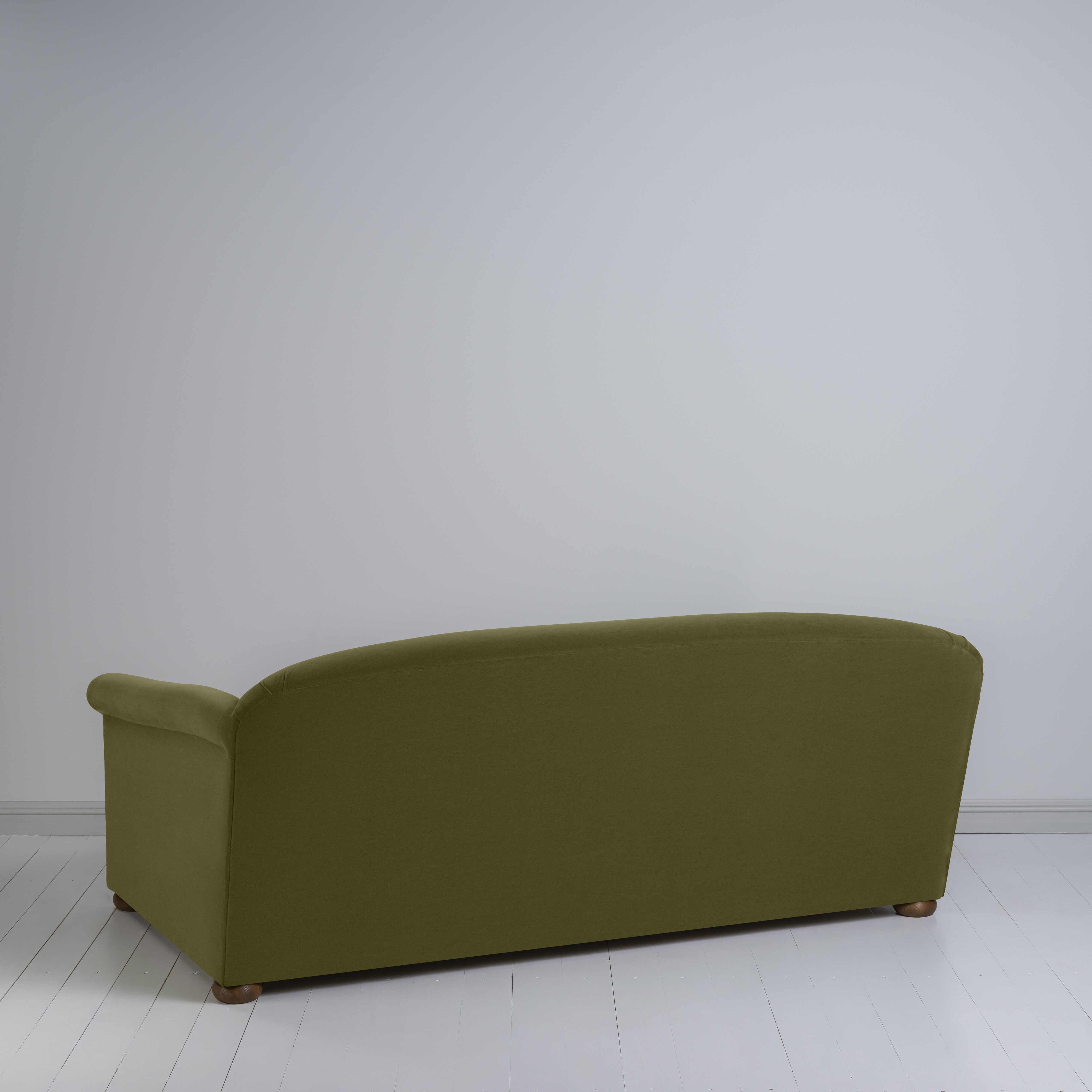  More the Merrier 3 Seater Sofa in Intelligent Velvet Lawn - Nicola Harding 