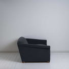  More the Merrier 3 Seater Sofa in Intelligent Velvet Onyx, Side View - Nicola Harding 