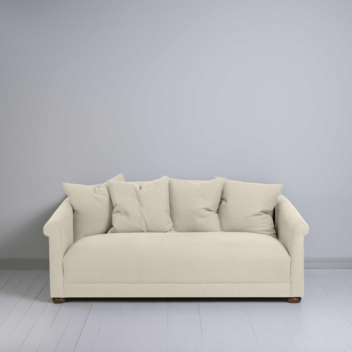 More the Merrier 3 Seater Sofa in Laidback Linen Dove - Nicola Harding