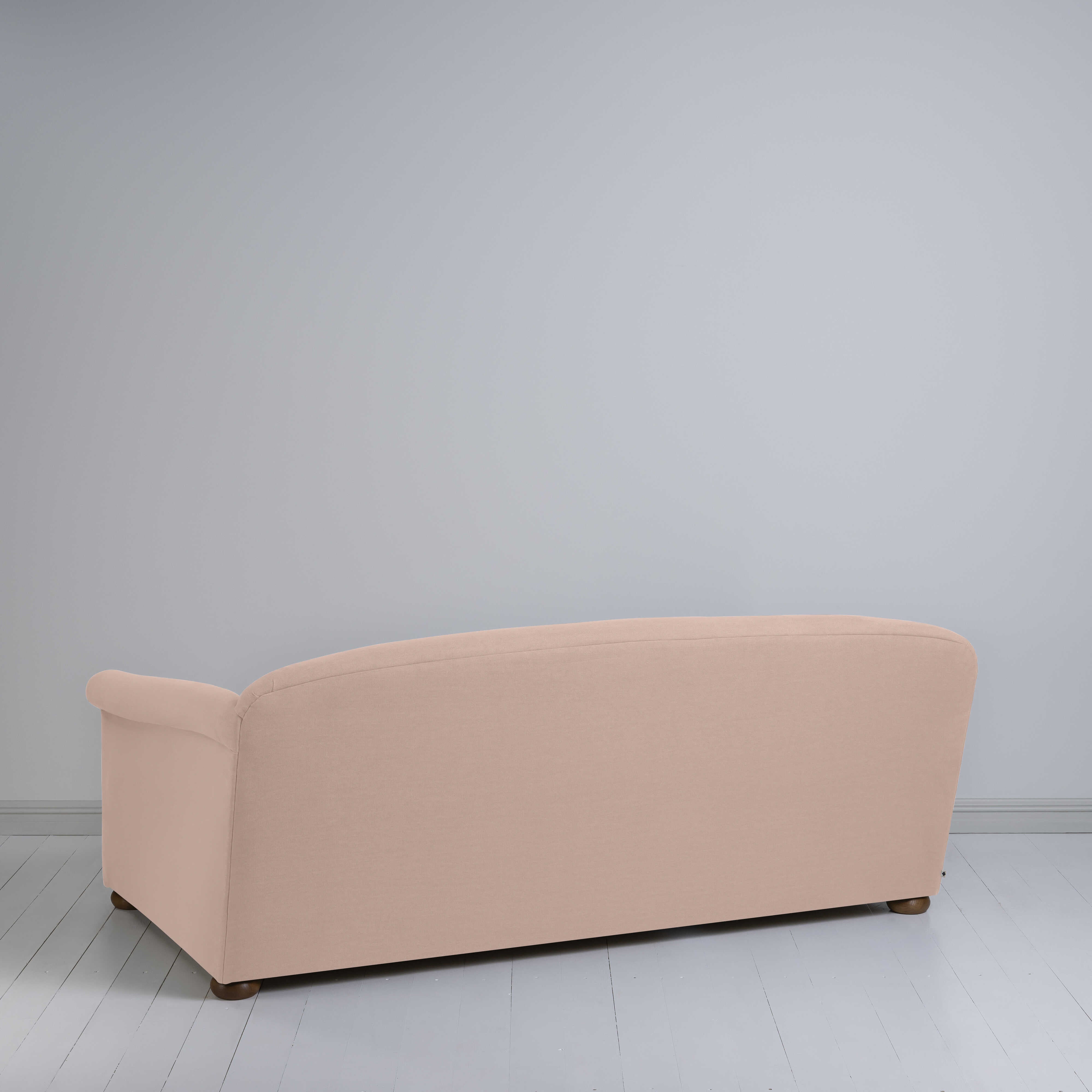  More the Merrier 3 Seater Sofa in Laidback Linen Dusky Pink - Nicola Harding 