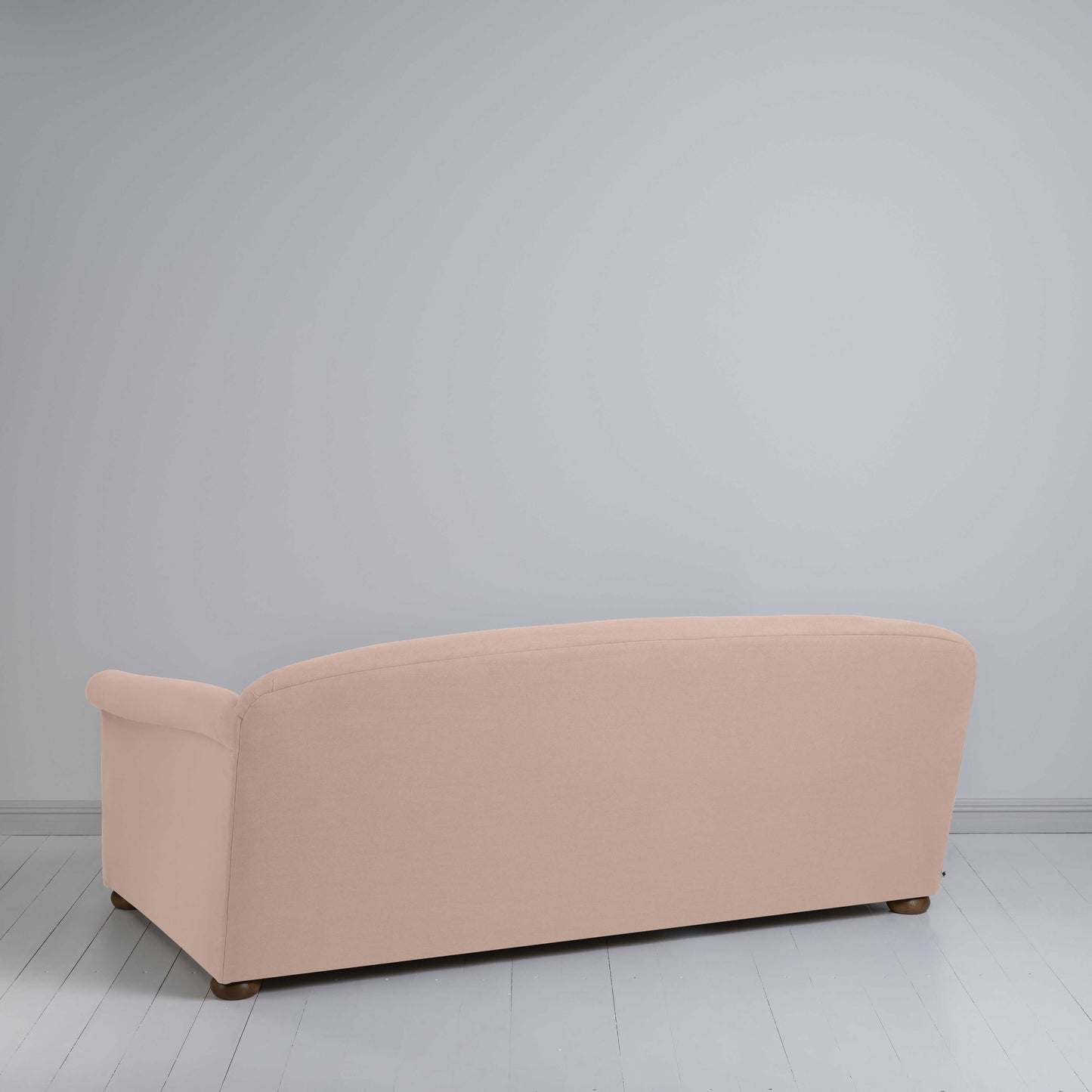 More the Merrier 3 Seater Sofa in Laidback Linen Dusky Pink - Nicola Harding