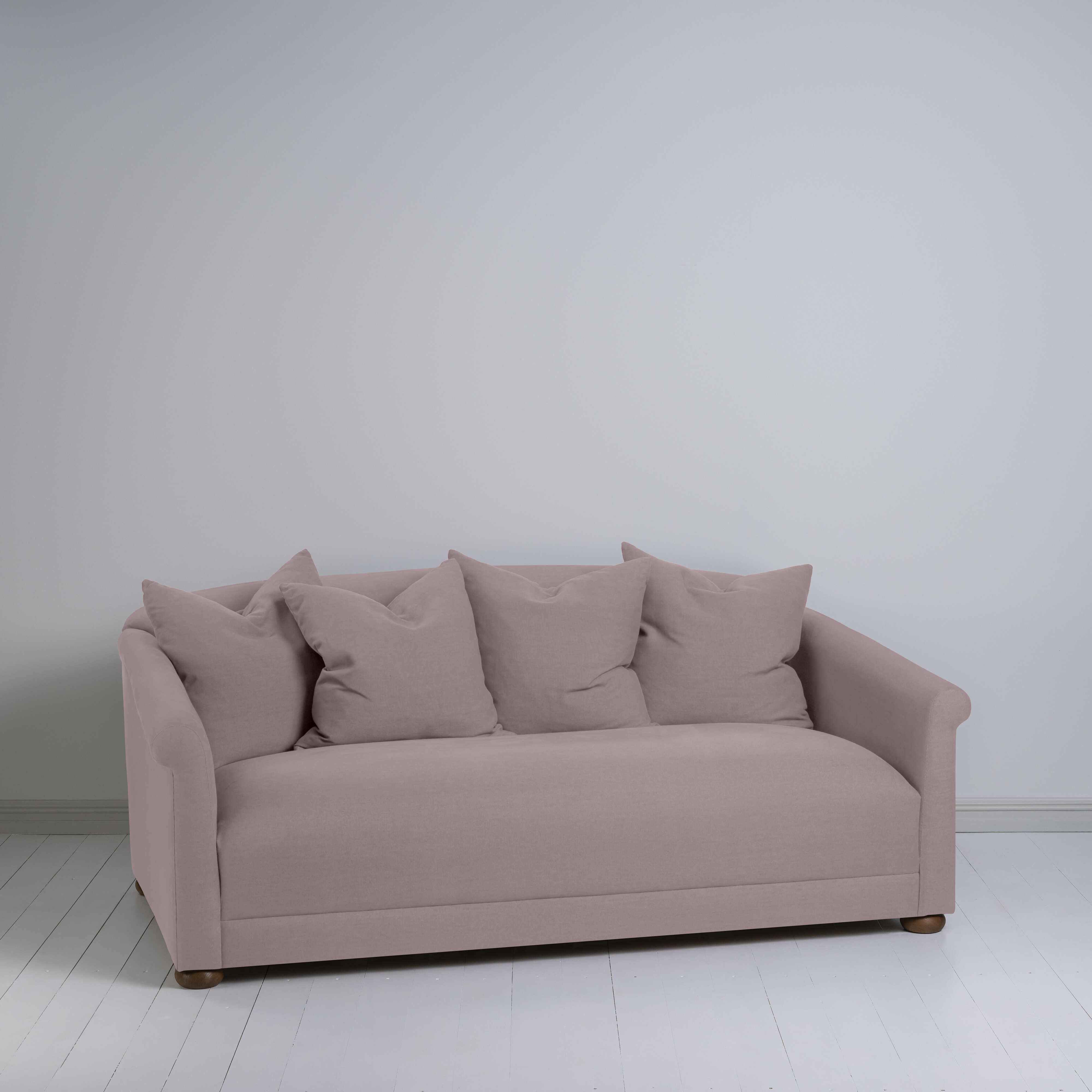  More the Merrier 3 Seater Sofa in Laidback Linen Heather - Nicola Harding 