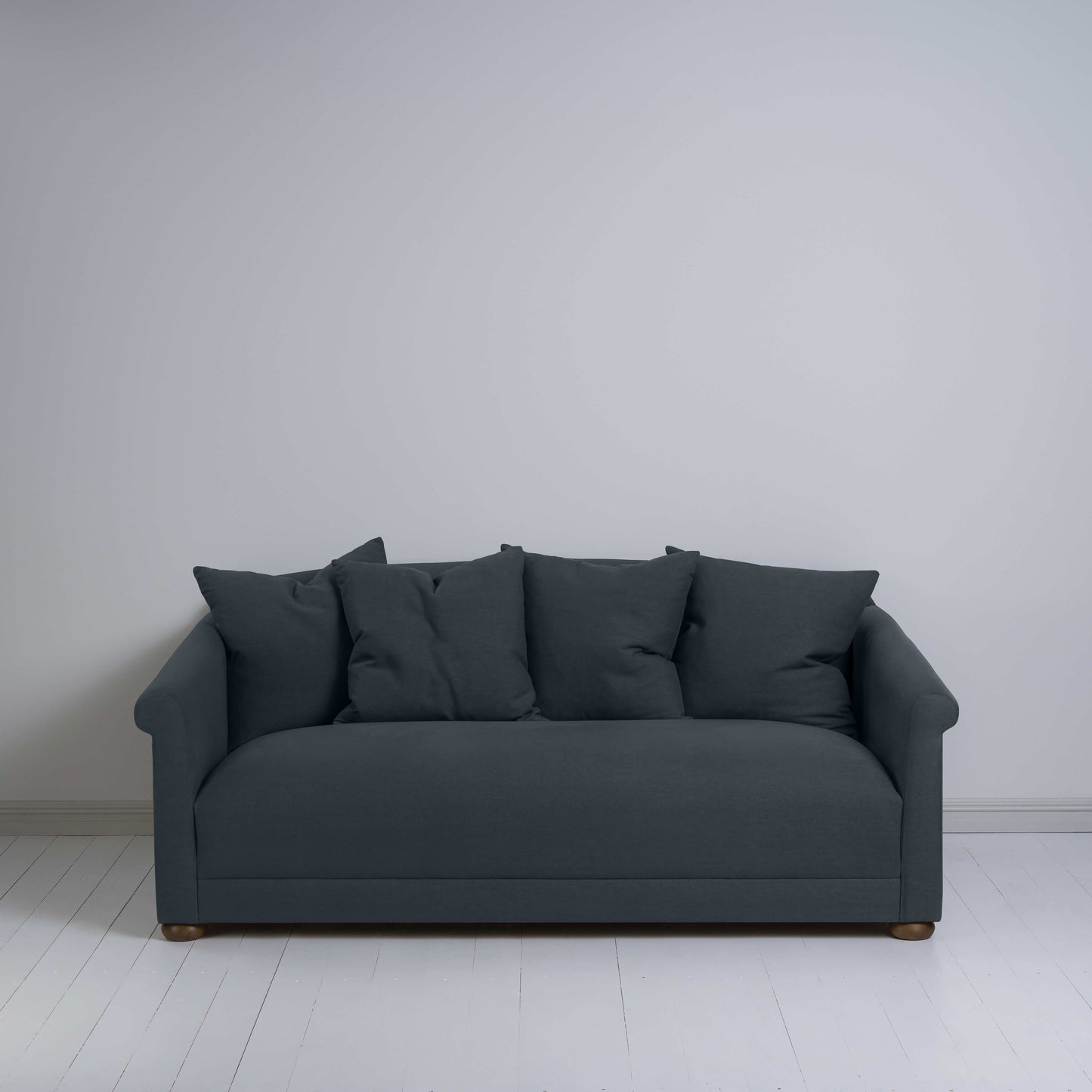 More the Merrier 3 Seater Sofa in Laidback Linen Midnight - Nicola Harding