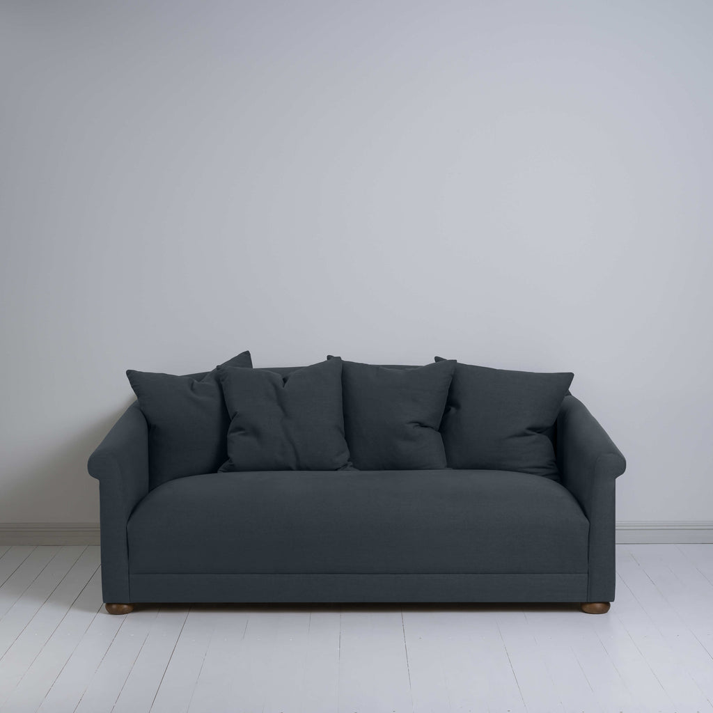  More the Merrier 3 Seater Sofa in Laidback Linen Midnight - Nicola Harding 