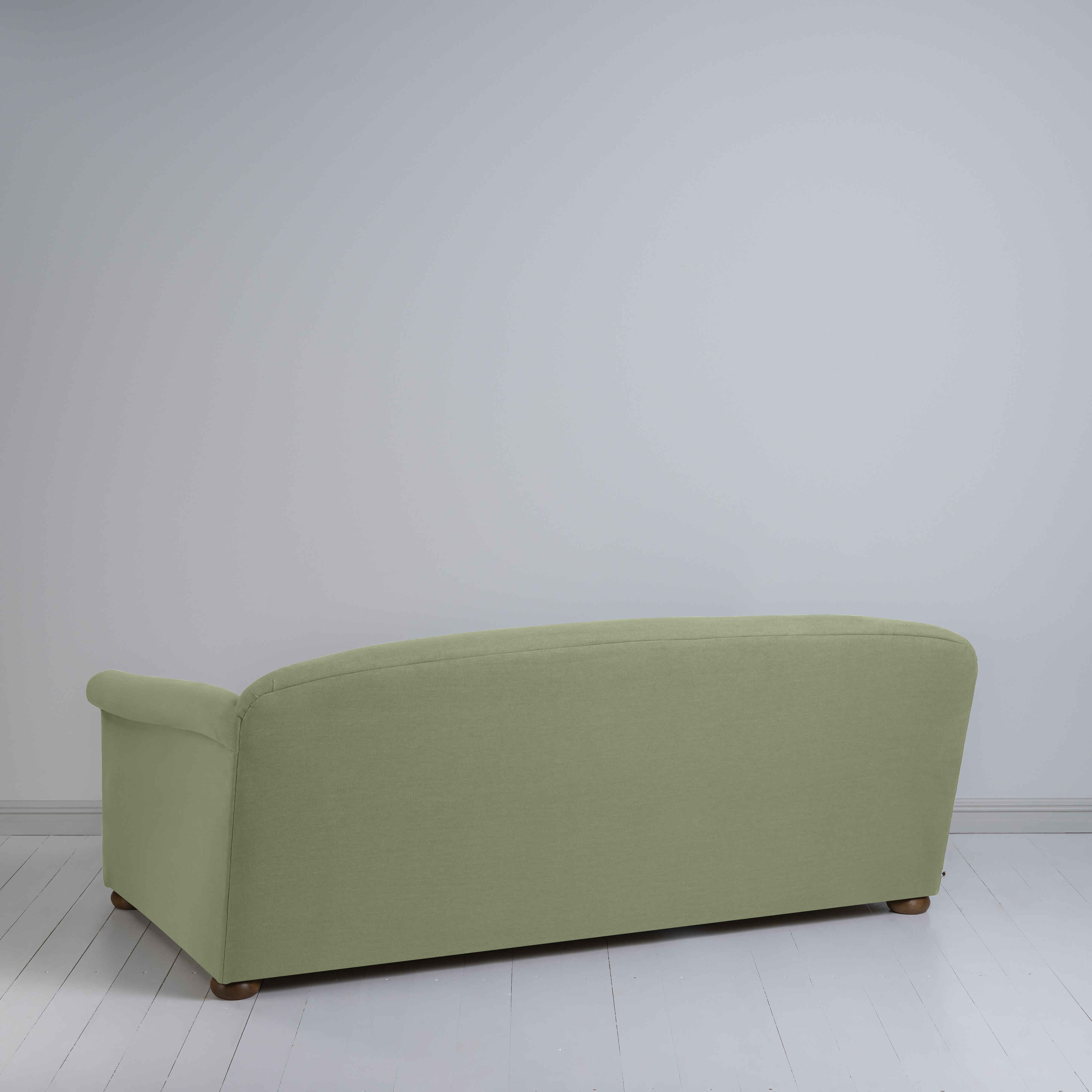  More the Merrier 3 Seater Sofa in Laidback Linen Moss - Nicola Harding 