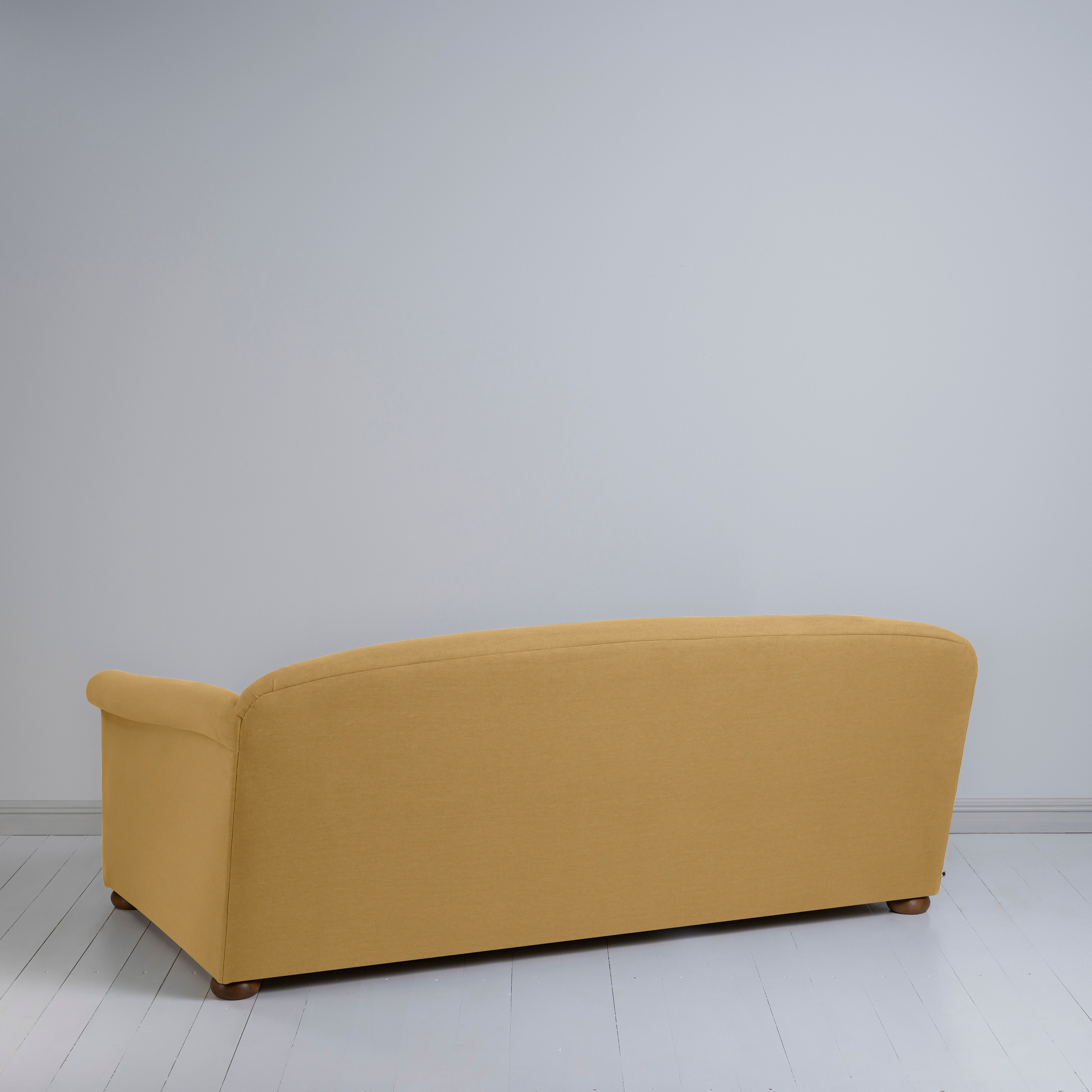  More the Merrier 3 Seater Sofa in Laidback Linen Ochre - Nicola Harding 