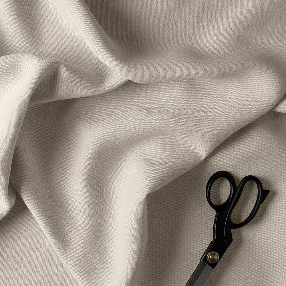  Laidback Linen Dove Fabric With Scissor - Nicola Harding & Co. 