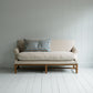 Front Row 3 Seater Upholstered Bench in Laidback Linen Dove